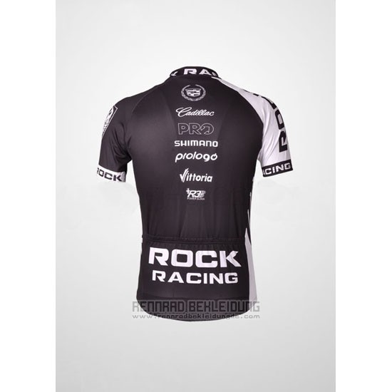2010 Fahrradbekleidung Rock Racing Shwarz und Wei Trikot Kurzarm und Tragerhose